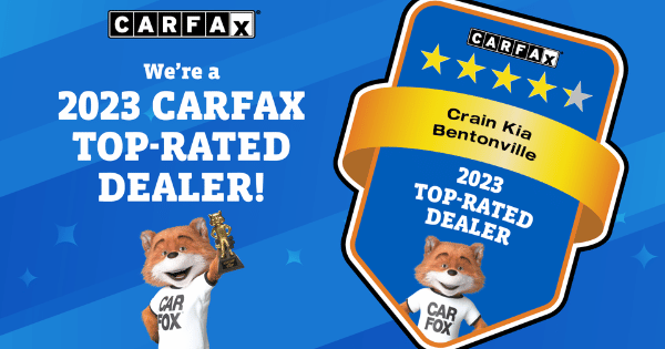 CarFax Top-Rated Dealer Awarded to Crain Kia of Bentonville