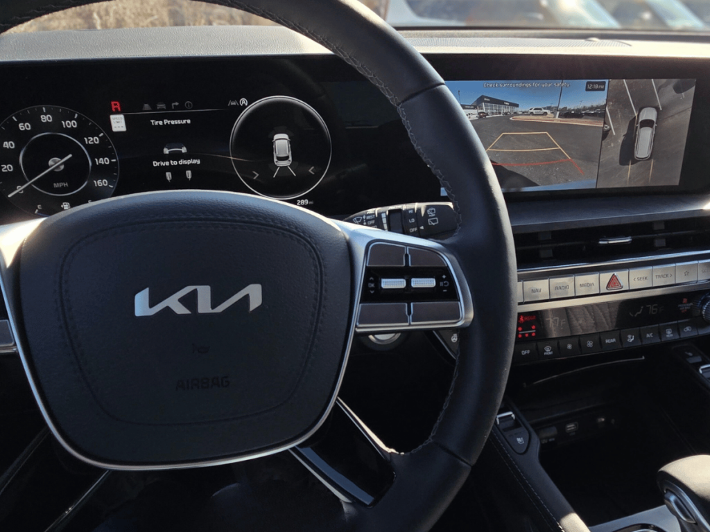 Inside a New 2025 Kia Telluride at Crain Kia of Bentonville in Bentonville, AR