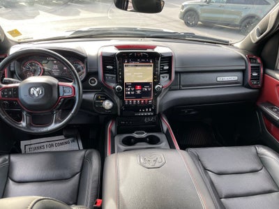 2019 RAM 1500 Rebel - RED INTERIOR ACCENTS / LEATHER BUCKET SEATS