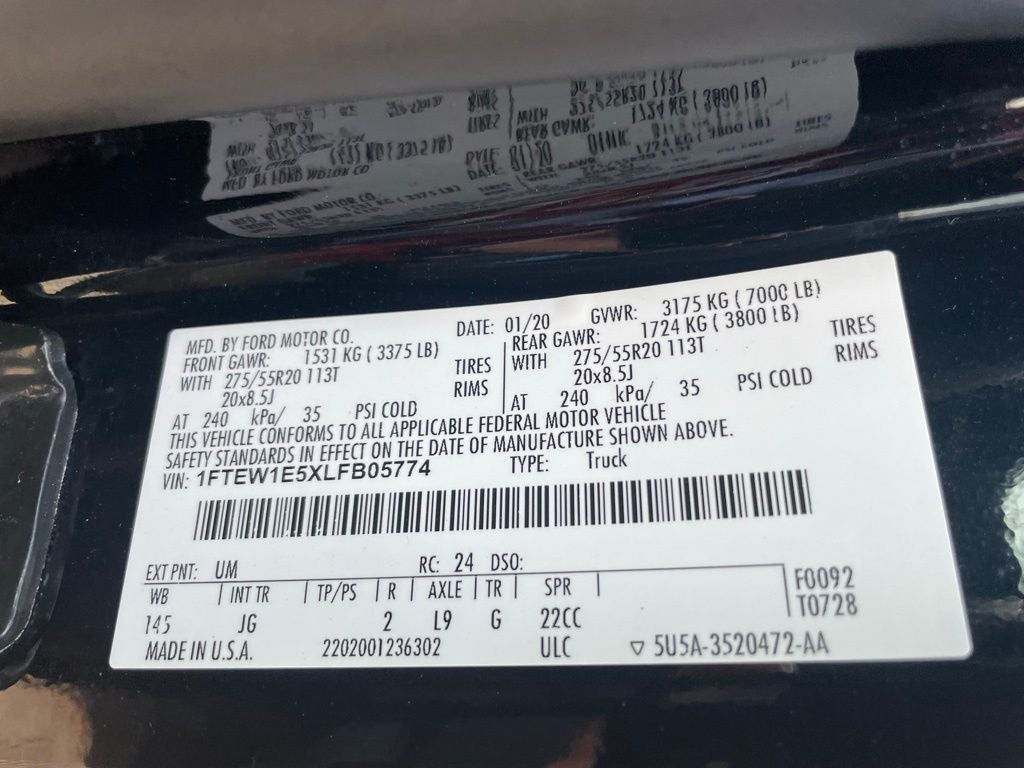 2020 Ford F-150 XL - 5.0L V8 / STX APPEARANCE PKG