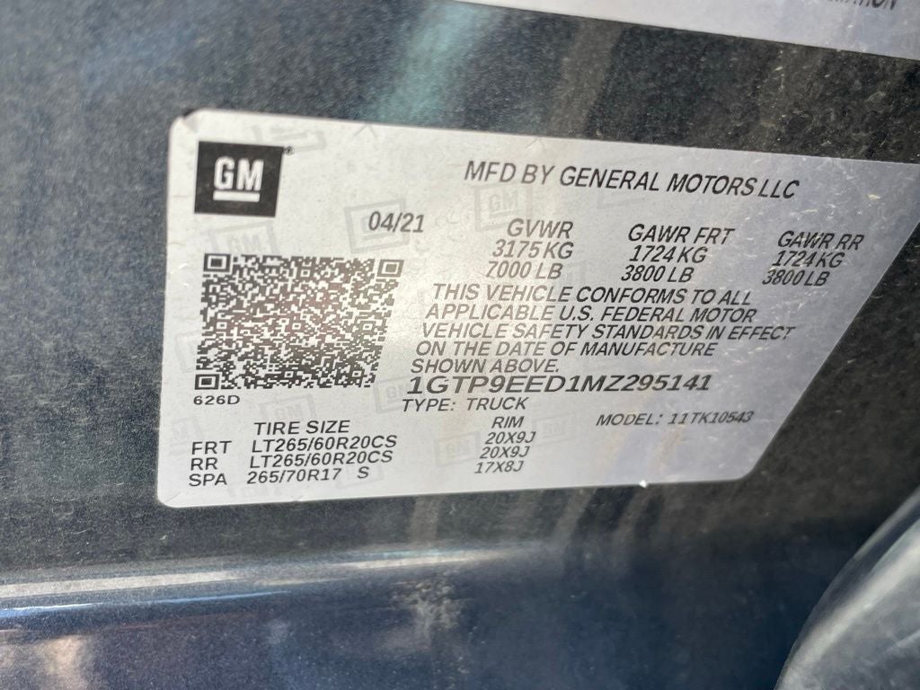 2021 GMC Sierra 1500 AT4