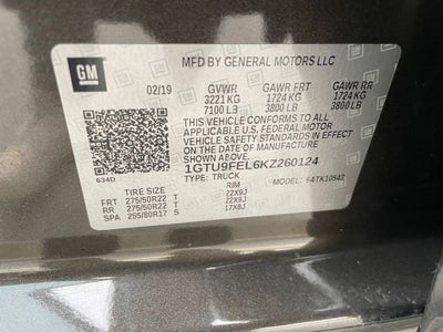 2019 GMC Sierra 1500 Denali - VENTILATED SEATS / REMOTE START