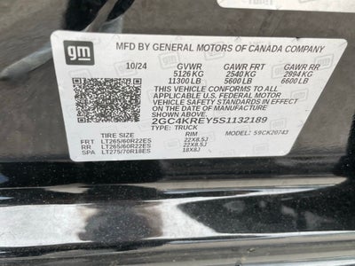 2025 Chevrolet Silverado 2500HD High Country - HEAD UP DISPLAY / POWER SUNROOF