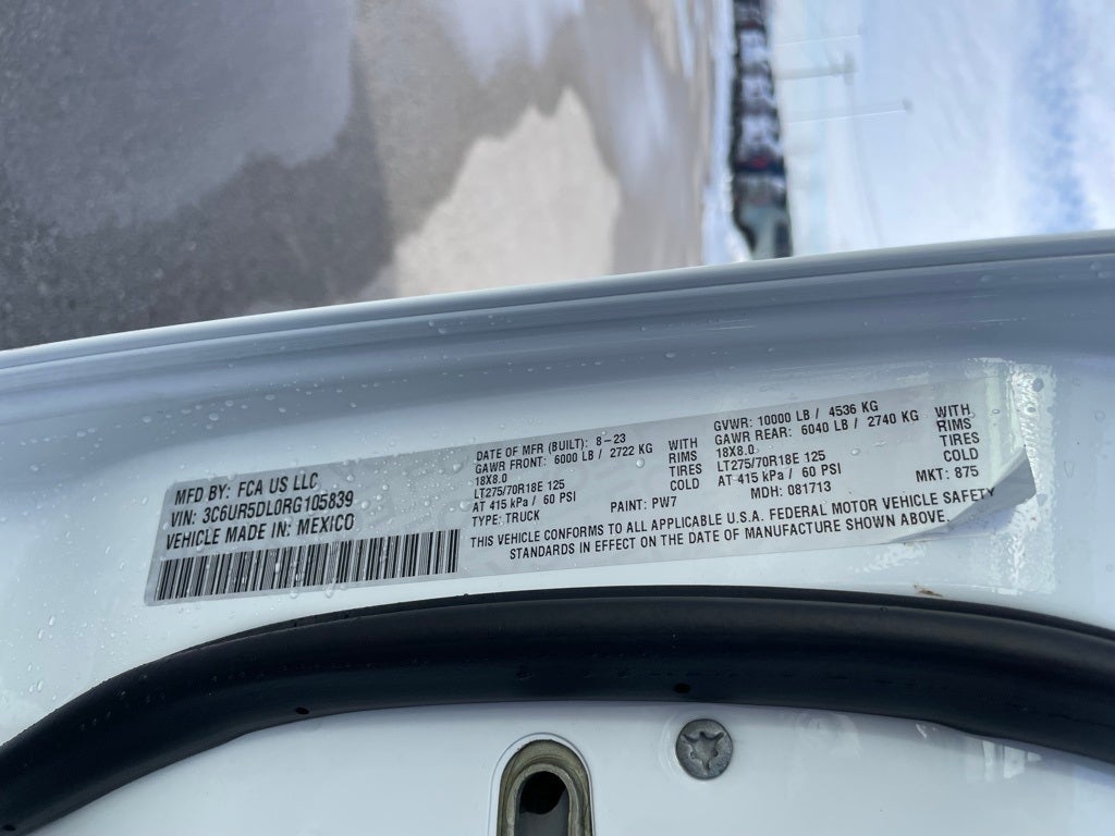 2024 RAM 2500 Big Horn - POWER MIRRORS / PARK ASSIST SYSTEM