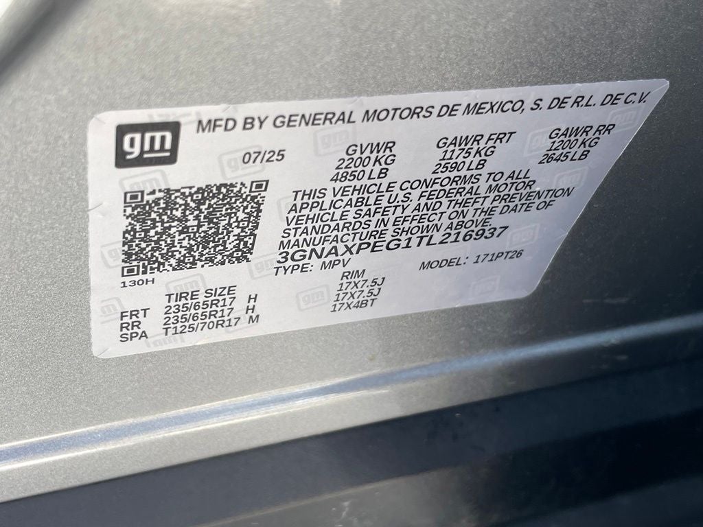 2026 Chevrolet Equinox LT - NAVIGATION / POWER LIFTGATE