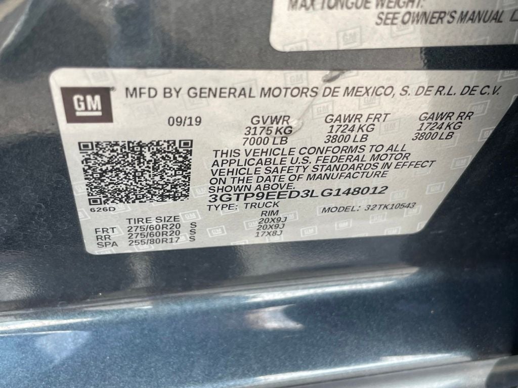 2020 GMC Sierra 1500 AT4