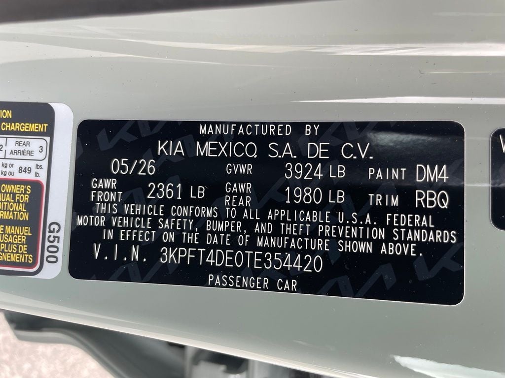 2026 Kia K4 LXS