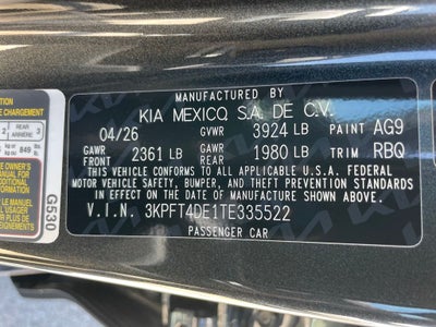 2026 Kia K4 LX