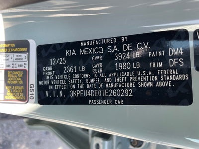 2026 Kia K4 EX