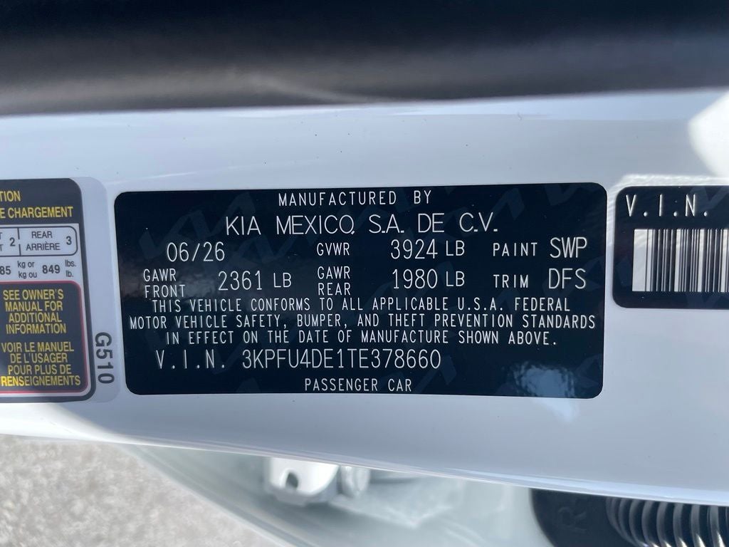 2026 Kia K4 EX