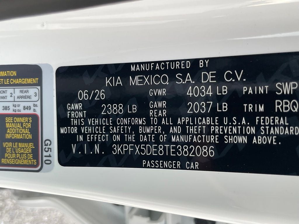 2026 Kia K4 EX