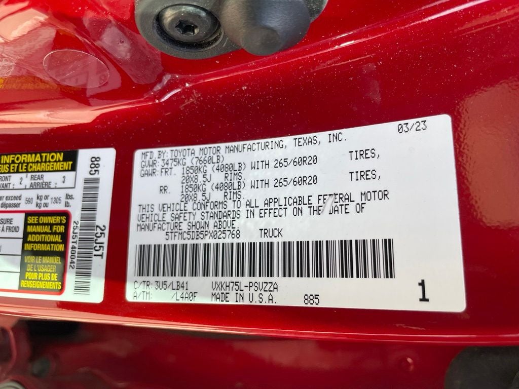 2023 Toyota Tundra Hybrid 1794 Edition