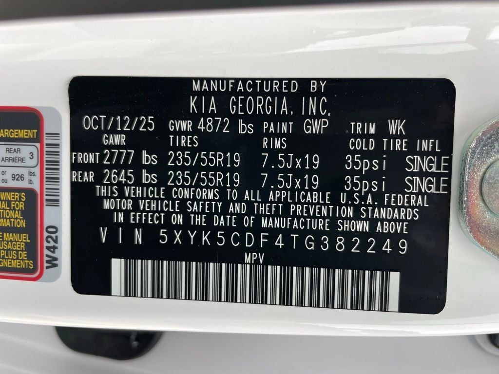 2026 Kia Sportage SX-Prestige - CARMINE RED INTERIOR COLOR PKG