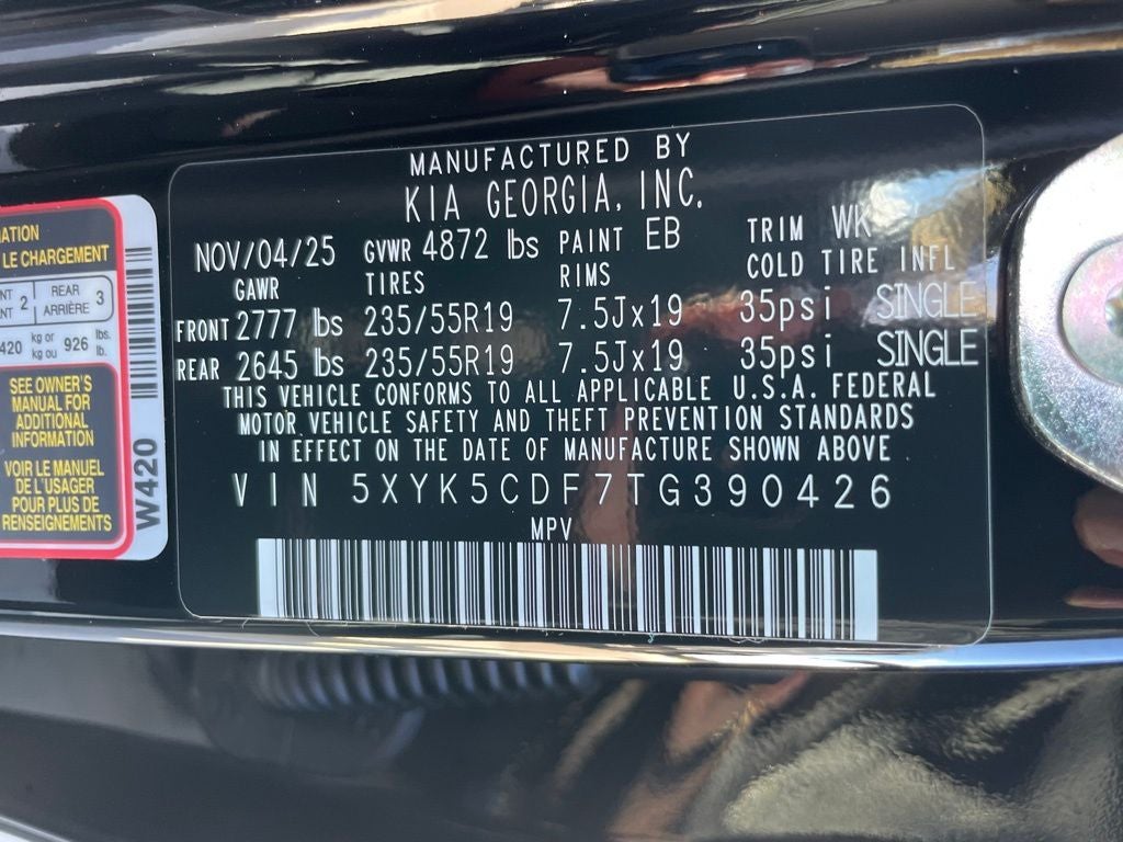 2026 Kia Sportage SX-Prestige - CARMINE RED INTERIOR COLOR PKG