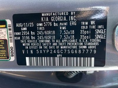 2025 Kia Telluride LX