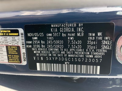 2025 Kia Telluride EX