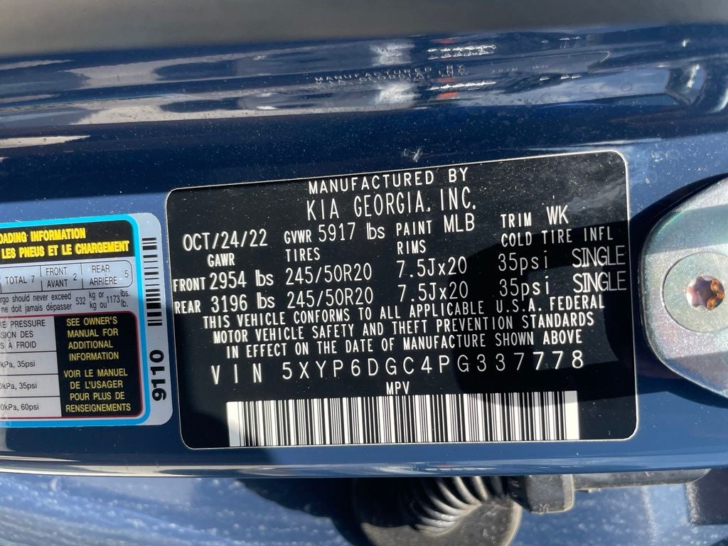 2023 Kia Telluride S - KIA CERTIFIED / POWER SUNROOF