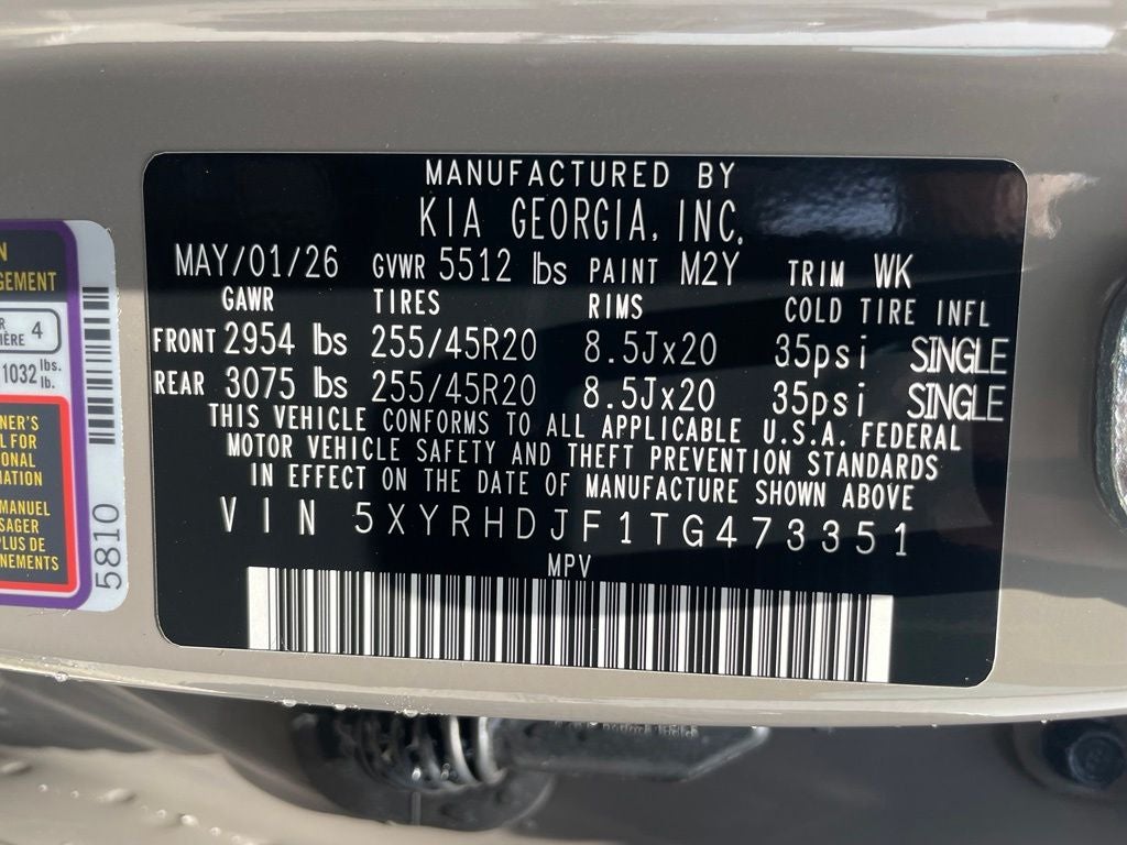 2026 Kia Sorento X-Line EX