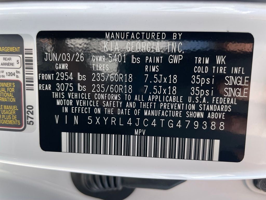 2026 Kia Sorento S