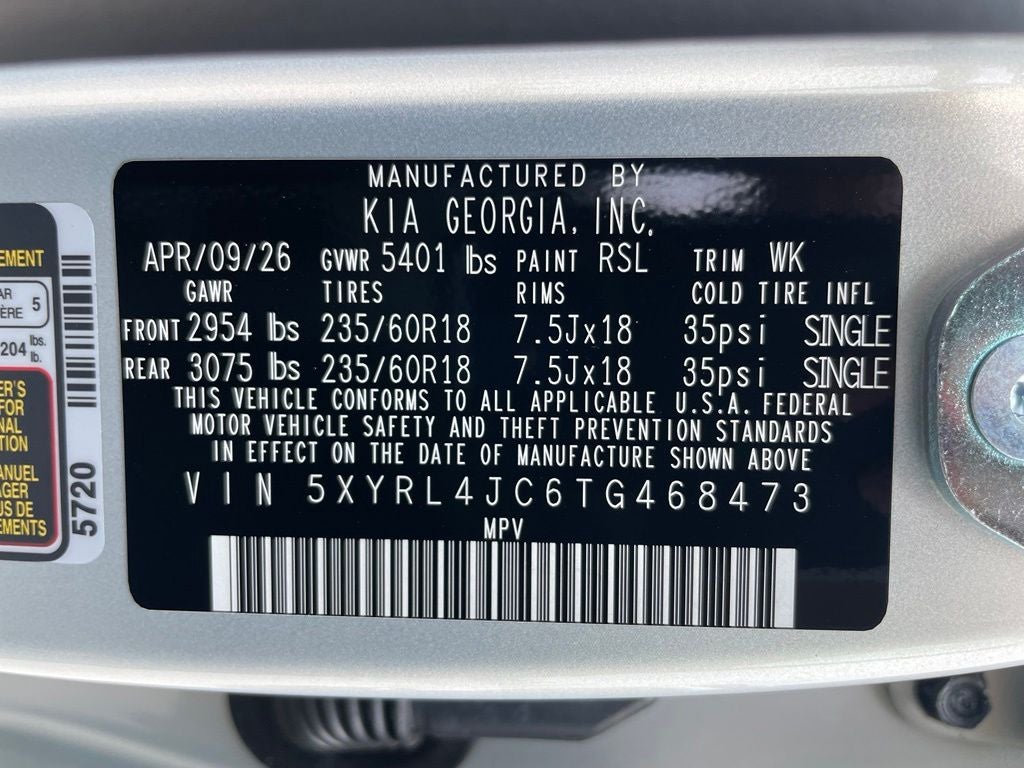 2026 Kia Sorento S