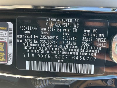 2026 Kia Sorento S