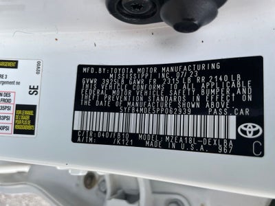 2023 Toyota Corolla LE - WIRELESS CARPLAY / RADAR CRUISE