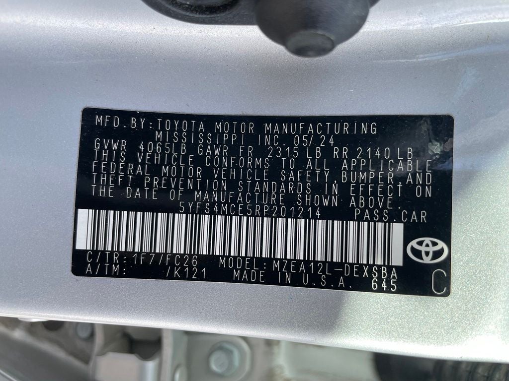 2024 Toyota Corolla SE