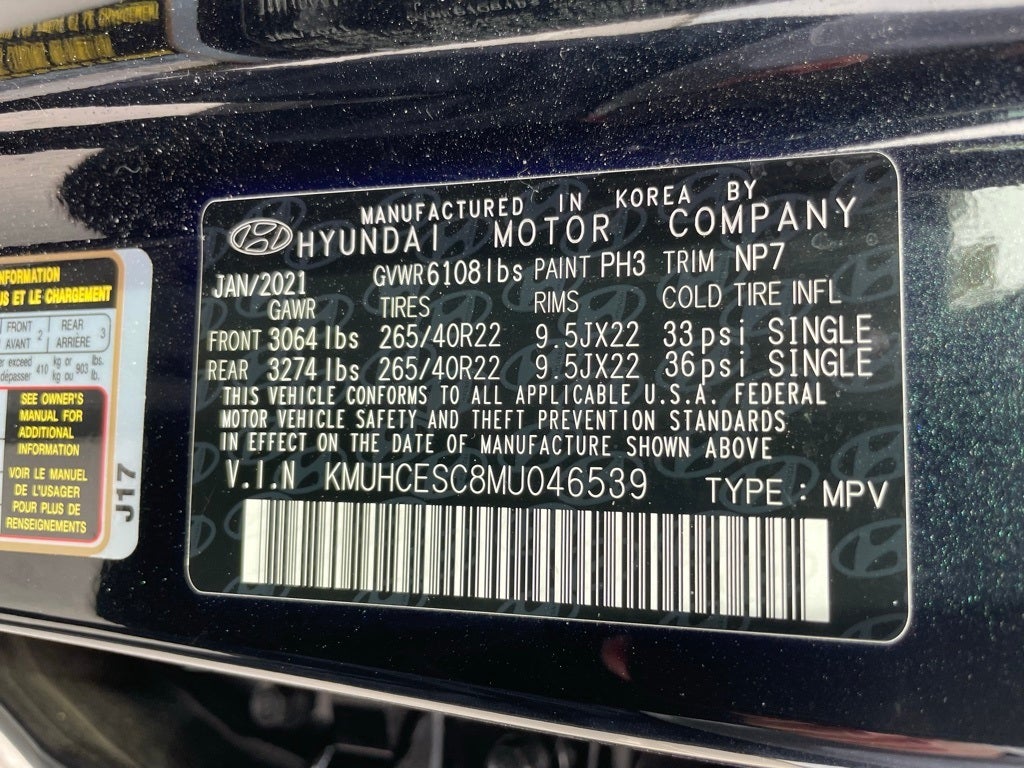 2021 Genesis GV80 3.5T - HEADS UP DISPLAY / NAPPA LEATHER