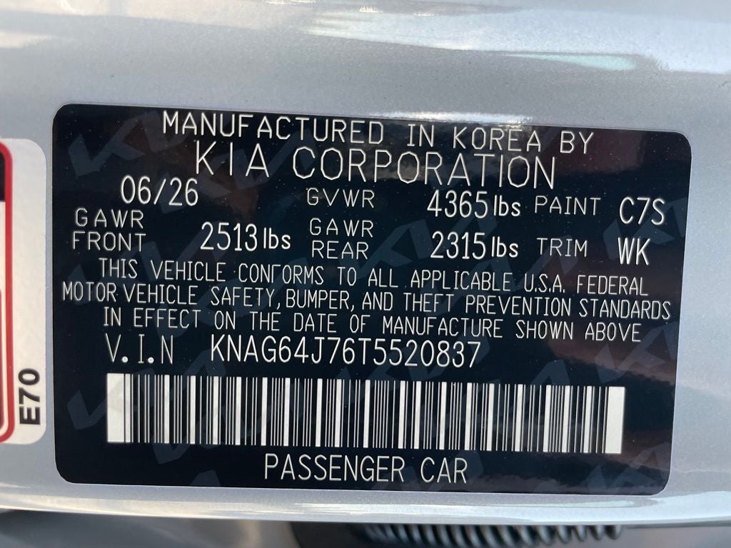 2026 Kia K5 GT-Line
