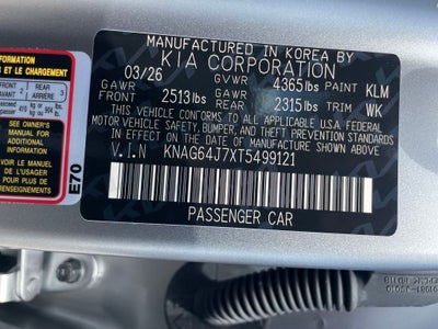 2026 Kia K5 GT-Line
