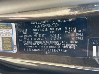 2026 Kia Carnival LXS