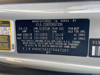 2026 Kia Carnival EX