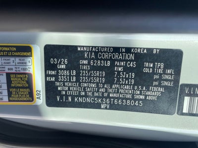 2026 Kia Carnival EX
