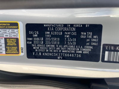2026 Kia Carnival EX