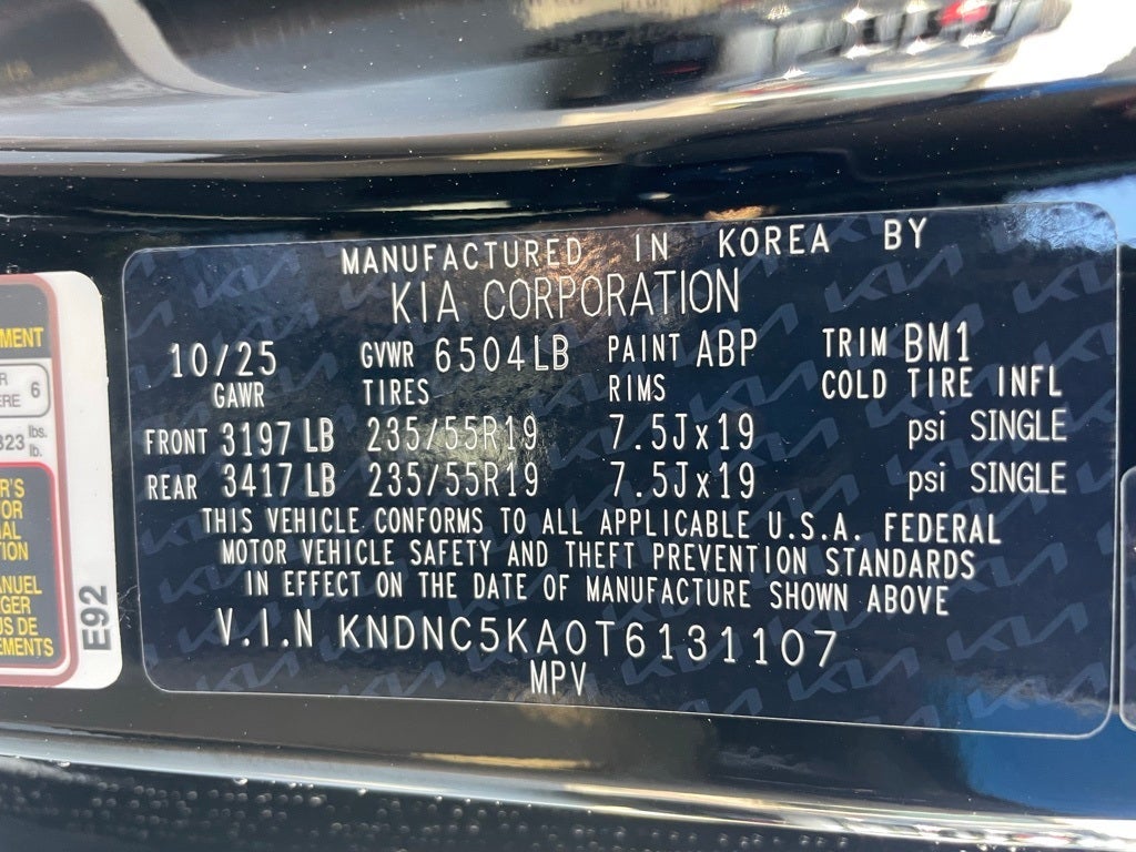 2026 Kia Carnival Hybrid EX