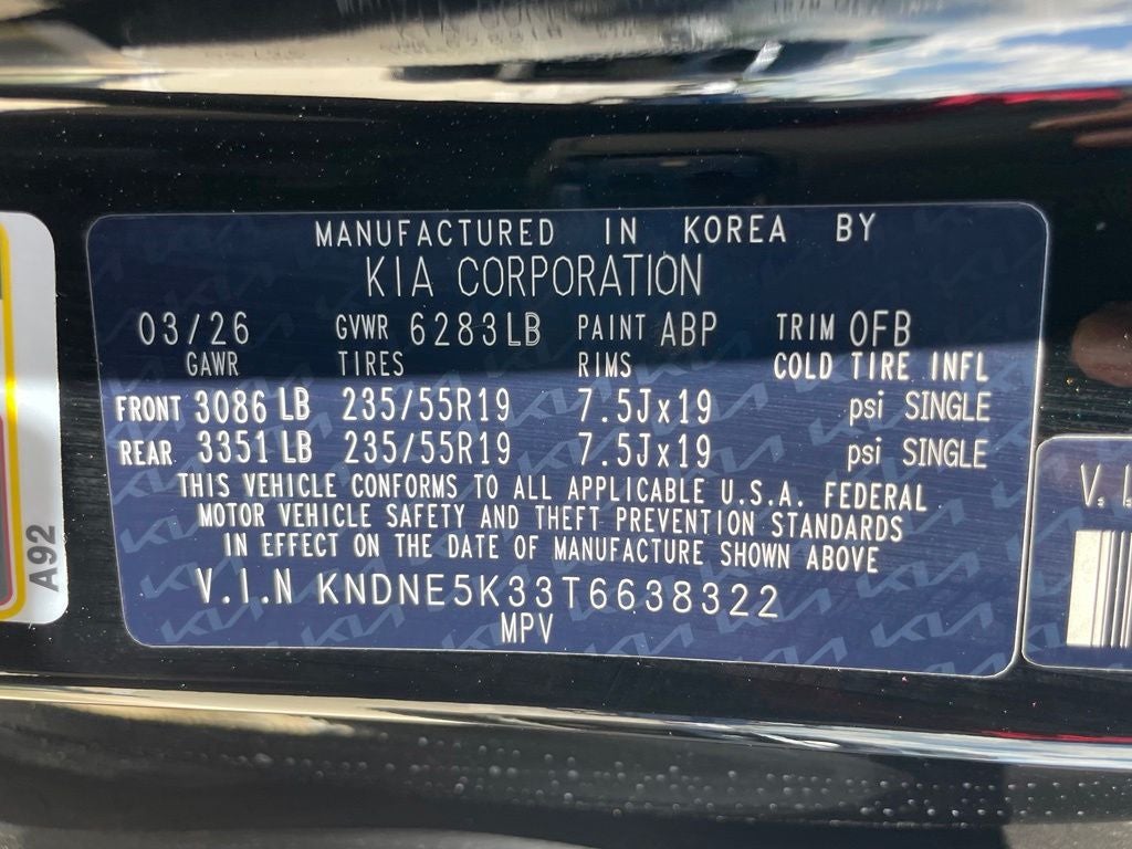 2026 Kia Carnival SX