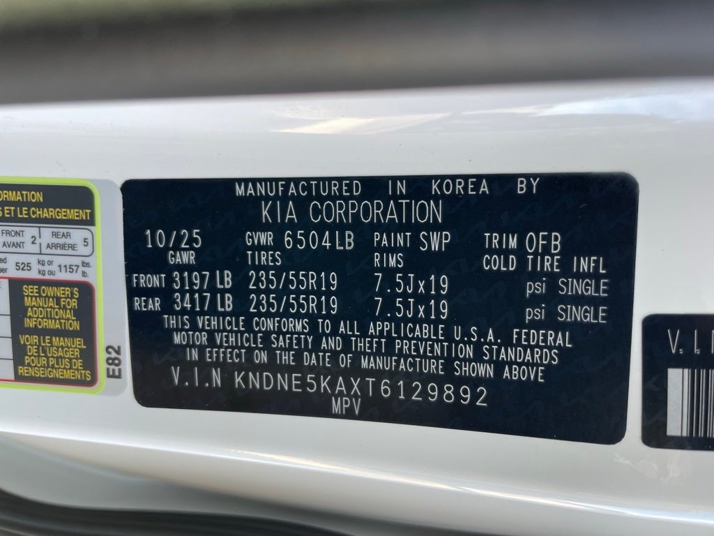 2026 Kia Carnival Hybrid SX Prestige