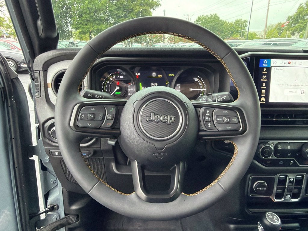 2024 Jeep Wrangler Sport S 4xe 49 MPGe, Hard Top, Heated Seats, Clean CarFax, One