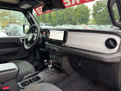 2024 Jeep Wrangler Sport S 4xe 49 MPGe, Hard Top, Heated Seats, Clean CarFax, One
