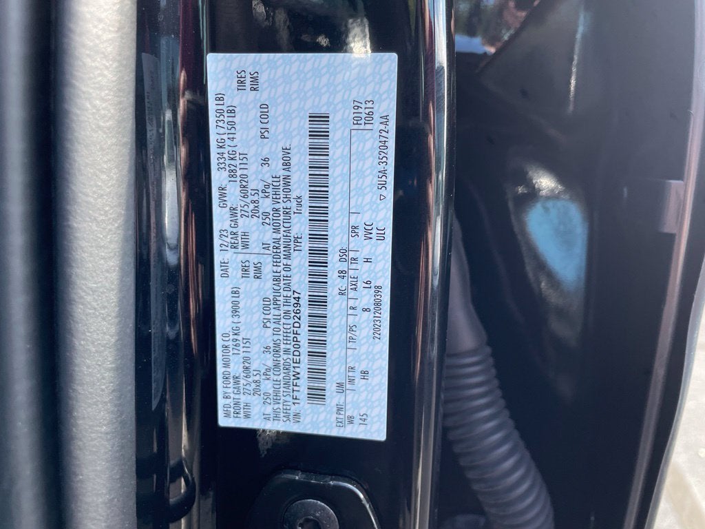 2023 Ford F-150 Lariat Clean CarFax, One Owner, Sport Pkg