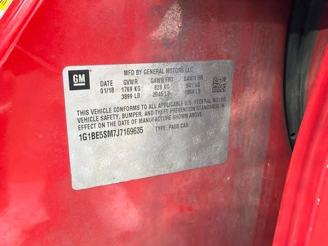 2018 Chevrolet Cruze LT