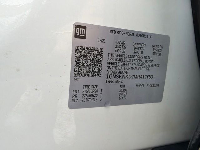2021 Chevrolet Tahoe LT