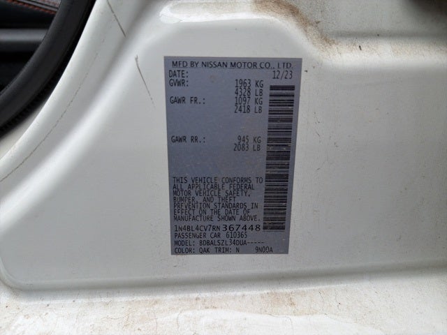 2024 Nissan Altima 2.5 SR