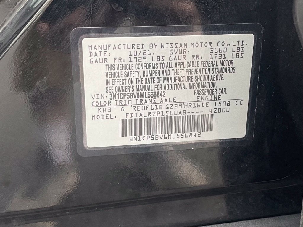 2021 Nissan Kicks S CarFax One Owner