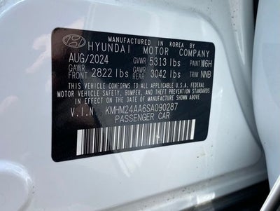 2025 Hyundai IONIQ 6 SE