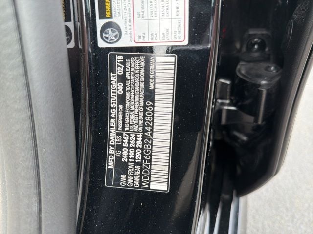 2018 Mercedes-Benz E-Class E 400 4MATIC®