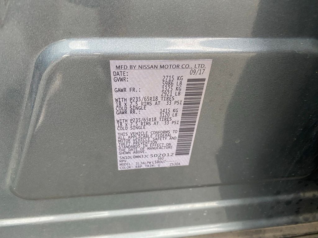 2018 INFINITI QX60 Base