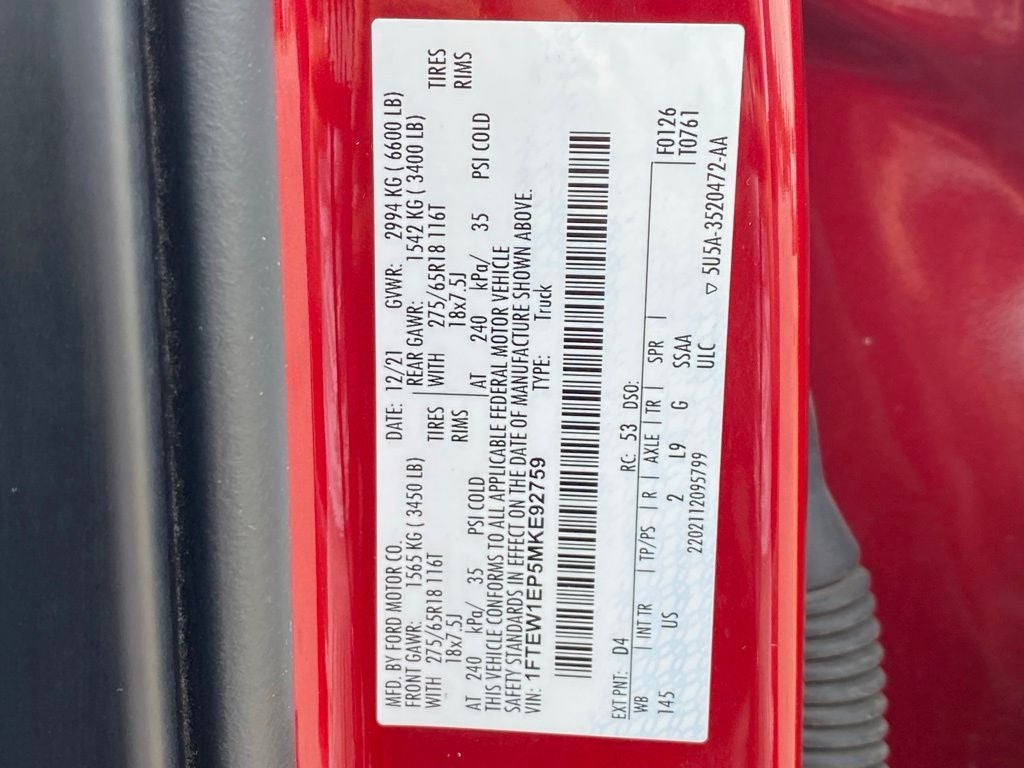 2021 Ford F-150 XLT
