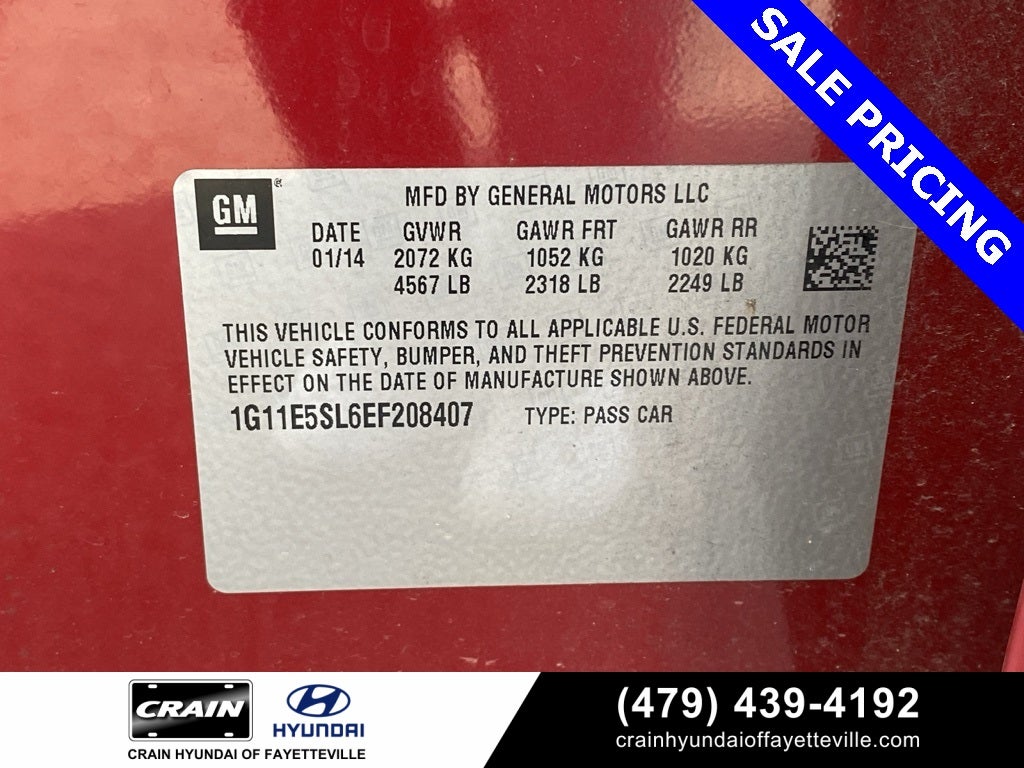 2014 Chevrolet Malibu LT 2LT