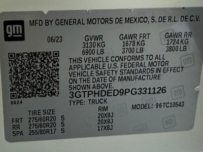 2023 GMC Sierra 1500 SLT